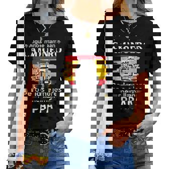 Hombre Algunas Personas Me Llaman Camionero Papa Hombre Regalo Camiseta de mujer - Regaloses