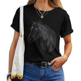 Horse Girls Rider Horse Head S T-shirt Frauen - Geschenkecke