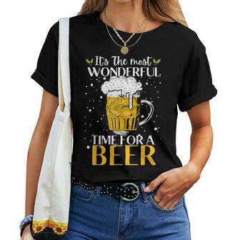 It's The Most Wonderful Time For A Beer Beer Lovers T-shirt Frauen - Geschenkecke