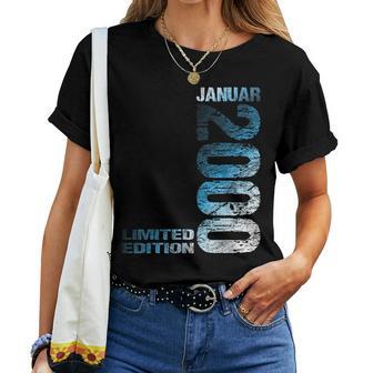 January 2000 Man Woman 25Th Birthday Limited Edition T-shirt Frauen - Geschenkecke