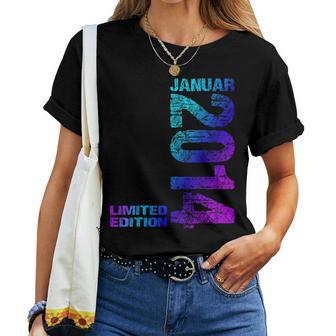 January 2014 Boy Girl 11Th Birthday Limited Edition T-shirt Frauen - Geschenkecke