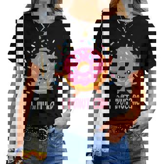 Je M'intéresse Aux Donuts T-shirt femme - Cadeauxyz
