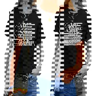 Je Ne Suis Pas En Accord Avec Le Gouvernement T-shirt femme - Cadeauxyz