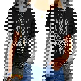 Je Ne Suis Pas Parfait Mais Je Suis Footballeur Cadeau Homme T-shirt femme - Cadeauxyz