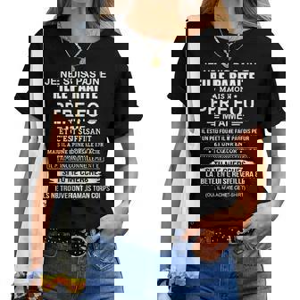 Je Ne Suis Pas Une Fille Parfaite Mais Mon Père Fou T-shirt femme - Cadeauxyz
