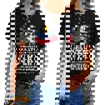 Je Suis Du Côté De Duterte Je Ne Suis Pas Philippin Pour Rien Free Prrd T-shirt femme - Cadeauxyz