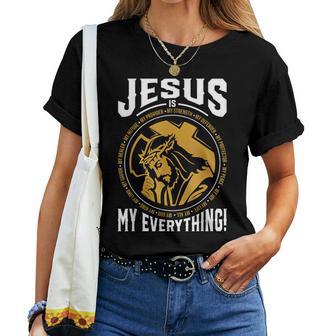 Jesus Is My All Christian God T-shirt Frauen - Geschenkecke