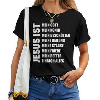 Jesus Christian Church Religion God Idea T-shirt Frauen - Geschenkecke