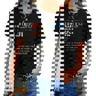 Jiu-Jitsu Girl Definition Jiu-Jitsu Regalo Para Niñas Camiseta de mujer - Regaloses