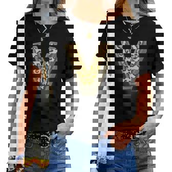 Jolie Lettre Initiale Nom Léopard Imprimé Animal T-shirt femme - Cadeauxyz