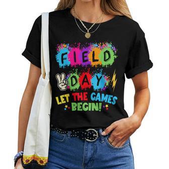 Let The Games Begin Field Day School Teachers Boys Girls Women T-shirt - Thegiftio UK