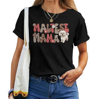 Maltese Groovy World's Best Maltese Mum T-shirt Frauen - Geschenkecke