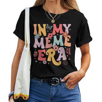 In My Meme Era Groovy Retro Butterfly Women Women T-shirt - Thegiftio UK