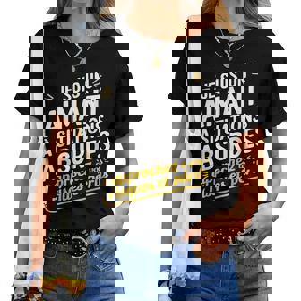 Message Drôle Pour Homme Et Humour Et Rigolo T-shirt femme - Cadeauxyz