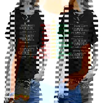 Mois De L'histoire Noire Pour Hommes Et S Périodiques Afro-Américains T-shirt femme - Cadeauxyz
