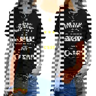 Mon Groupe Sanguin O Pastis Humour Alcool Apéro Homme T-shirt femme - Cadeauxyz