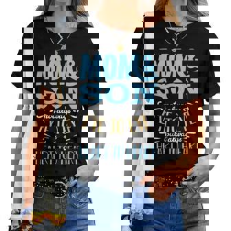 From Son For Mom Partnerlook Mom And Son Women T-shirt - Thegiftio