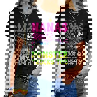Nanas Like Monster Trucks Monster Truck Nana Grandma Women T-shirt | Mazezy