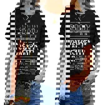Network Admin Sarcastic Label T-shirt femme - Cadeauxyz