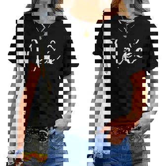 Niece For Heart Mother's Day Niece Women T-shirt | Mazezy