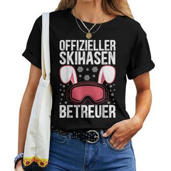 Official Skihaserl Caregiver Ski Skier Women's T-shirt Frauen - Geschenkecke