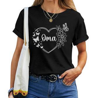 Oma Heart Grandma German Mother's Day Women T-shirt - Thegiftio UK