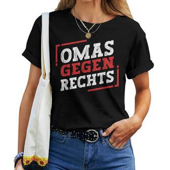 Omas Gegen Rechts Antirassismus T-shirt Frauen - Geschenkecke