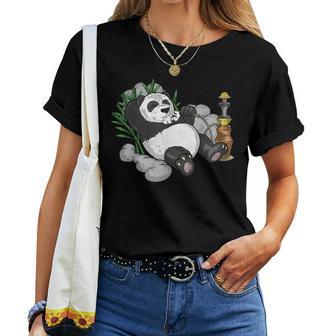 Panda Arabic Hookah Nargileh Shisha Panda Bear T-shirt Frauen - Geschenkecke