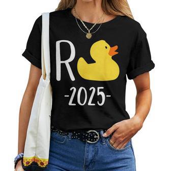 Pension 2025 With Duck For Pensioners And Retirees T-shirt Frauen - Geschenkecke