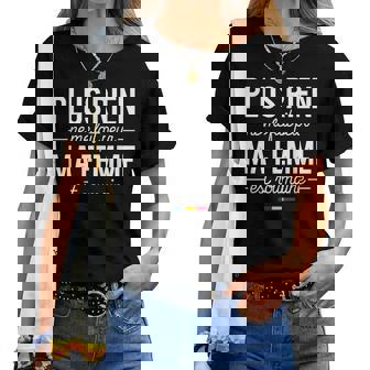Plus Rien Ne Me Fait Peur Roumaine Couple Humour T-shirt femme - Cadeauxyz
