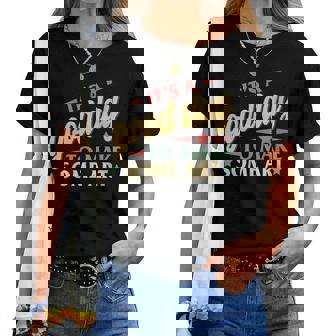 Professeur D'art Artiste C'est Une Bonne Journée Pour Faire De L'artintage T-shirt femme - Cadeauxyz