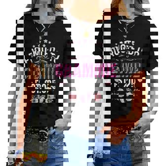 Promoted To Grammie Est 2025 Floral Mother's Day Women T-shirt | Mazezy