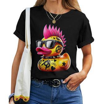 Punk Duck Duckling Punk Rocker Animal Lover T-shirt Frauen - Geschenkecke