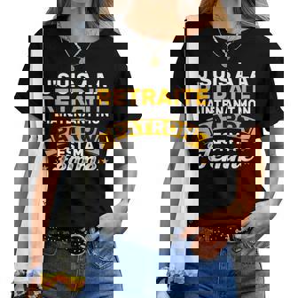 Retraite Homme Mon Patron Est Ma Retraité 2025 T-shirt femme - Cadeauxyz