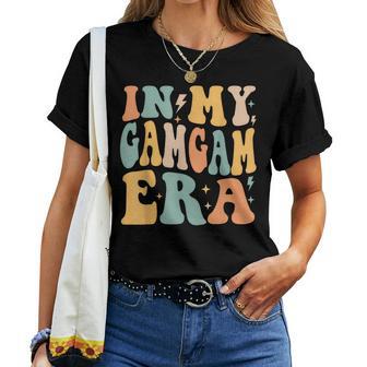 Retro Groovy In My Gamgam Era Mother's Day Women T-shirt - Thegiftio UK