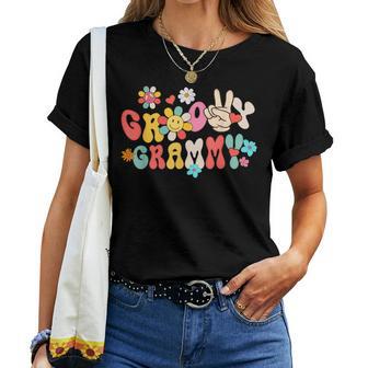 Retro Groovy Grammy Family Matching Mother's Day Women T-shirt - Thegiftio UK