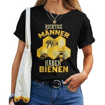 Richtige Männer Haben Biene Beekeeping Card Bee T-shirt Frauen - Geschenkecke