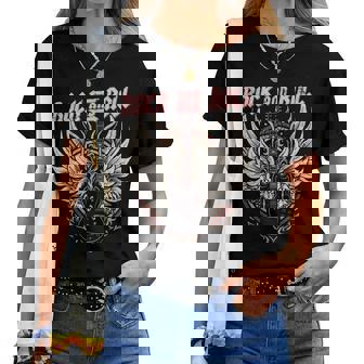 Rock And Roll Guitarraintage Rock Música Camiseta de mujer - Regaloses