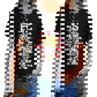 Rockband Guitar Music Rock And Roll T-shirt femme - Cadeauxyz