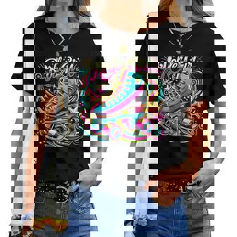 Roller Girl Roller Skates 90S 80S Women T-shirt - Seseable