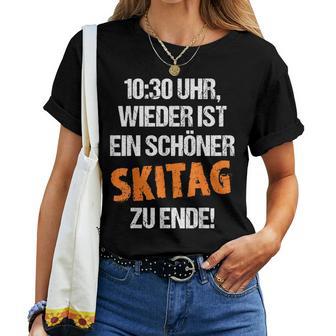 Schöner Skiag Zu Ende Ski Holiday Winter Holiday T-shirt Frauen - Geschenkecke