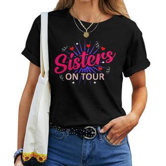 Schwester Sisters On Tour T-shirt Frauen - Geschenkecke