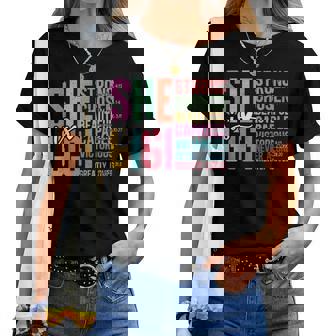 She Is Gigi Christian Mother's Day Present For Grandma Women Women T-shirt | Seseable UK