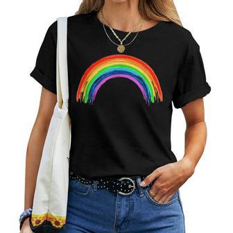 Simple Retro Rainbow Beautiful Colours T-shirt Frauen - Geschenkecke