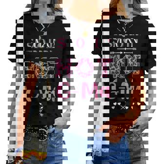 Smoking Hot G-Ma Dalmation Pattern Arrow Family Mother's Day Women T-shirt - Seseable