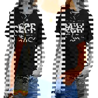 Soccer Tia Of A Soccer Player Tia Soccer Tia Aunt Women T-shirt - Thegiftio