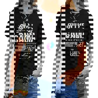 Soon To Be Grandma 2025 Loading Promoted To Grandma Apparel Women T-shirt | Seseable CA