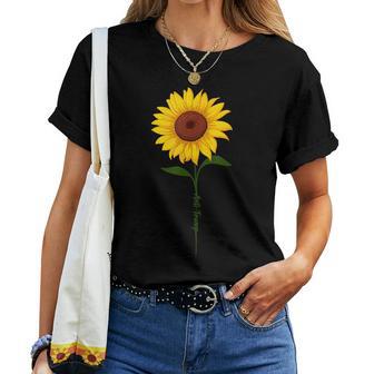 Subtle Anti Trump Sunflower Women T-shirt - Thegiftio UK