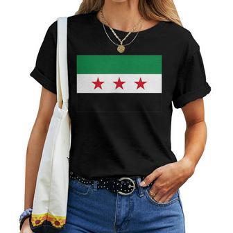 Syria Flag Decorative Arabs Syrian Asia Syria T-shirt Frauen - Geschenkecke