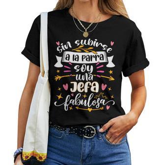 Una Jefa Fabulosa Tu Jefa Regalos Originales Despedida Camiseta de mujer - Regaloses